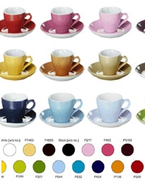 Espressotassen farbig